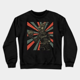 Michael Jordan || Vintage Art Design || GOAT Crewneck Sweatshirt